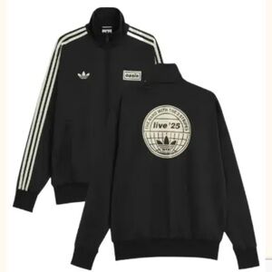 ADIDAS OASIS TOUR FIREBIRD
Track Jacket black with Cream Stripes